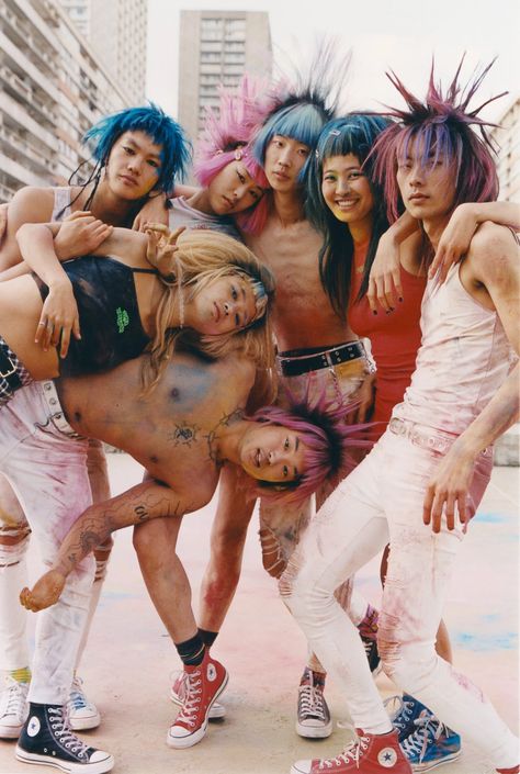 In Smart Kids, Alex Huanfa Cheng explores the demise of a lost Chinese subculture Urban Tribes, Youth Subcultures, Weird Photography, Group Poses, Still Photography, Youth Culture, Smart Kids, Its Nice That, Favorite Hairstyles