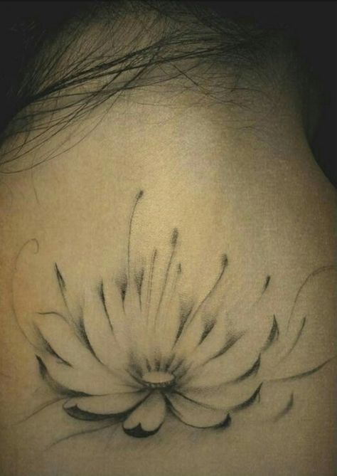 Shadow flower Lotus Flower Tattoo Meaning, Lotusblume Tattoo, Small Lotus Flower Tattoo, Lotus Flower Tattoo Design, Flower Tattoo Meanings, Muster Tattoos, Tatuaje A Color, Space Tattoo, Lotus Tattoo