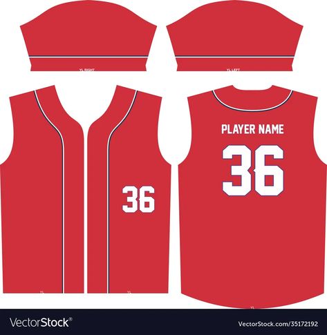 Baseball jersey artwork pattern design vector image Jersey Baseball, Baseball Jersey, T Shirt Sewing Pattern, Marvelous Designer, Garment Pattern, Tshirt Pattern, Graphic Tshirt Design, Custom Tshirt Design, Fashion Inspiration Design