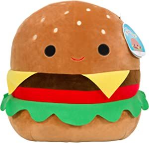 Amazon.com: Squishmallow 16" Carl The Cheeseburger - Officially Licensed Kellytoy Plush - Collectible Soft & Squishy Cheese Burger Stuffed Animal Toy - Add to Your Squad - Gift for Kids, Girls & Boys - 16 Inch : Toys & Games Squishy Food, Pillow Pals, Animal Birthday, Cute Plush, Gift For Kids, Animal Pillows, Sensory Toys, Imaginative Play, Toys Gift