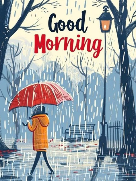 Raining Morning Quotes, Rainy Day Good Morning Images, Rainy Cartoon, Friends Cartoon Images, Cartoon Characters Images, Rainy Day Good Morning, Morning Cartoon Images, Rainy Good Morning Images, Good Morning Cartoon Images