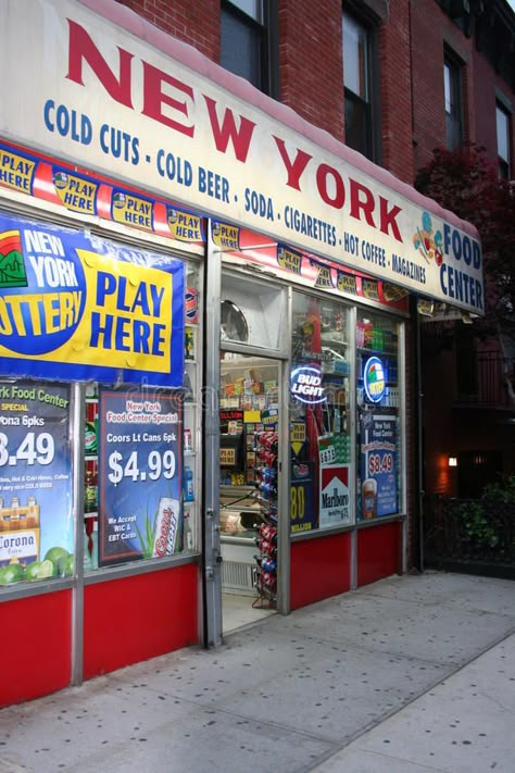 New York City Deli, New York Mcdonalds, New York Convenience Store, New York Corner Store, Nyc Corner Store, New York Food Restaurants, New York Deli Aesthetic, New York Restaurants Aesthetic, New York Bodega