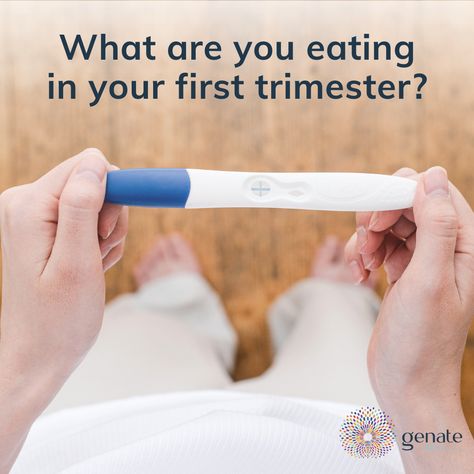 That first trimester comes at you fast and it can be scary trying to navigate the many suggestions and rules that come with eating while pregnant. Keep it simple and find everything you need to know about eating in the first trimester all in one place: https://genate.com/blogs/genate-blog/first-trimester-nutrition #Pregnancy #Nutrition #Health #NewMom #Baby #Genate #TheGenateTest #FirstTrimester #Diet First Weeks Of Pregnancy, Eating While Pregnant, First Week Of Pregnancy, Sources Of Iodine, Labor Hospital Bag, Weeks Of Pregnancy, Third Pregnancy, 1st Trimester, Fetal Development