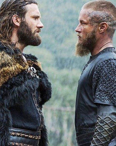 Rollo and Ragnar Rollo Lothbrok, Vikings Season 5, Rollo Vikings, Ragnar Vikings, Vikings Travis Fimmel, Viking Wallpaper, Ragnar Lothbrok Vikings, Vikings Show, King Ragnar