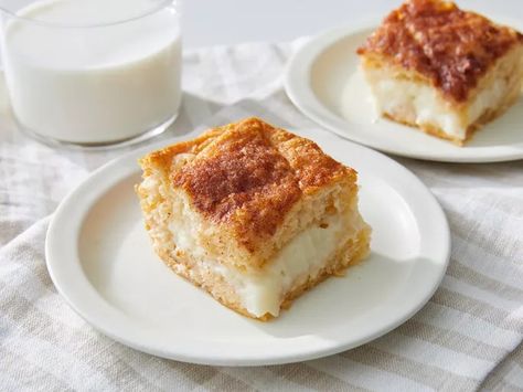 Cream Cheese Squares Recipe Easy Sopapillas, Sopapilla Cheesecake Pie, Lemon Cream Cheese Bars Recipe, Cheese Bars Recipe, Desserts Mexican, Cream Cheese Bars Recipe, Recipes Enchiladas, Sopapilla Recipe, Lemon Cream Cheese Bars