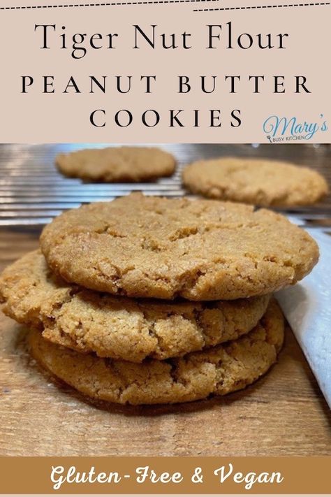 Tiger Nut Flour Cookies, Tiger Nut Flour Recipes, Tigernut Cookies, Immune Recipes, Tigernut Recipes, Tigernut Flour Recipes, Metabolic Recipes, Aip Protocol, Aip Snacks