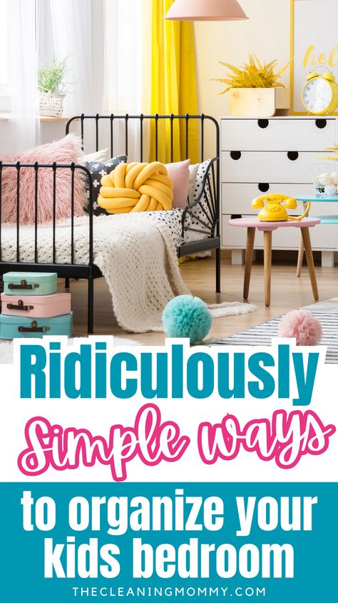 Struggling to find space-saving solutions for your small bedroom? Check out these 18 amazing bedroom organization ideas that will help you maximize your space in style! From clever storage hacks to creative decor tips, these small home organization ideas are a game-changer. Start decluttering and transforming your room today Kids Small Bedroom Organization, Functional Kids Bedroom, Toddler Girl Bedroom Organization Ideas, Girl Bedroom Storage Ideas, Cloth Organization Ideas Small Space, Girl Bedroom Organization Ideas, Girl Room Organization Ideas, Kids Room Organization Small Spaces, Girls Room Storage Ideas