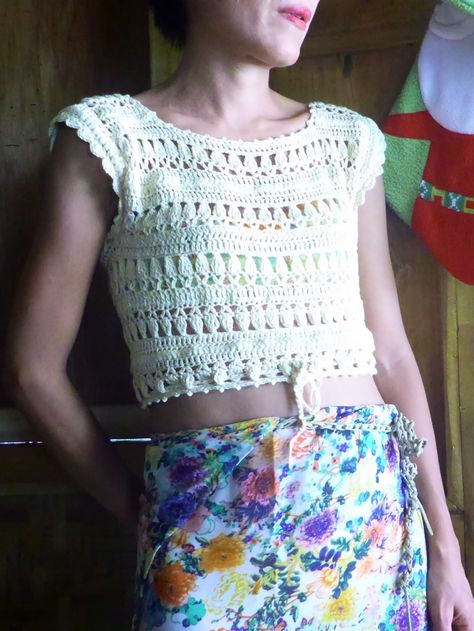 Cap Sleeve Crochet Top, Crochet Cap Sleeve, Crochet Coats, Sleeve Crochet Top, Crochet Blouses, Pattern Language, Crochet Garments, Top Designer Bags, Solving Problems