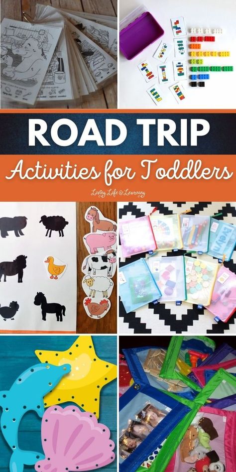 Road Trip Activities for Toddlers Toddler Road Trip Ideas, Dinner Meals For Picky Eaters, Toddler Road Trip Activities, Toddler Car Activities, Car Trip Activities, Kid Road Trip Activities, Car Ride Activities, Road Trip Games For Kids, Toddler Travel Activities