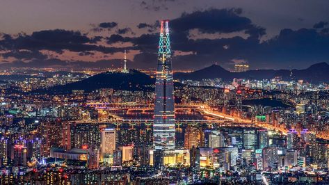 City Aesthetic Cover Photo, Korea Landscape Wallpaper Desktop, South Korea Wallpaper Desktop, Seoul Wallpaper Laptop, Korea Laptop Wallpaper, Korean Wallpaper Aesthetic Laptop, Seoul Wallpaper Desktop, South Korea Aesthetics, Seoul Landscape