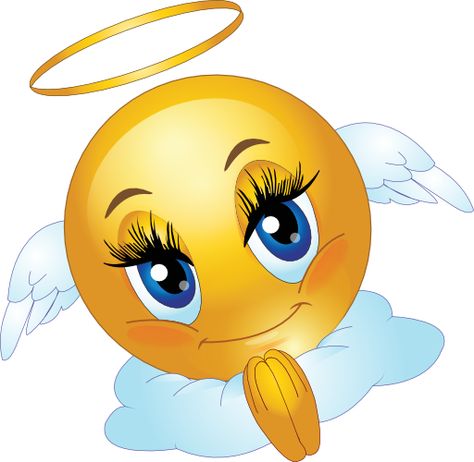 Angel Smiley Angel Emoticon, Big Emojis, New Emoticons, Facebook Emoticons, Emoticon Stickers, Emoticon Faces, Images Emoji, Emoticons Emojis, Emoji Symbols