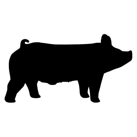 show livestock silhouettes - Yahoo Search Results Pig Reference, Farm Tattoo, Pig Silhouette, Pig Showing, Pig Images, Pig Design, Farm Day, Design Club, Pig Shirts