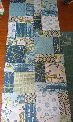 Patchy Work of Mini Grey: Disappearing 9 Patch Table Runner Tutorial. 9 Patch Table Runner, Sewing Table Runners, Disappearing 9 Patch, Disappearing Nine Patch, Table Runner Tutorial, Patchwork Table Runner, Quilted Table Runners Patterns, Quilted Table Toppers, Nine Patch