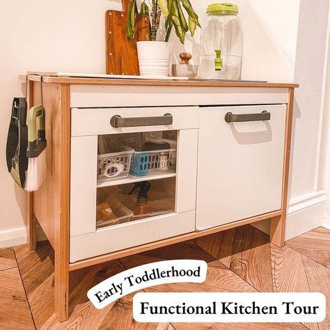 Montessori Kitchen Station, Montessori Lifestyle, Kitchen Station, Montessori Kitchen, Montessori Parenting, Toddler Kitchen, Life Activities, Practical Life Activities, Practical Life