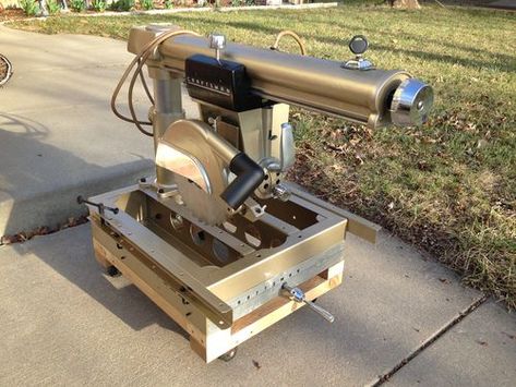 1961 Craftsman Radial Arm Saw - by warrenkicker @ LumberJocks.com ~ woodworking community Festool Track Saw, Radial Arm Saw, Love Machine, Cord Cover, Vintage Aviation, Table Saw, Power Tools, Home Projects, Home Depot