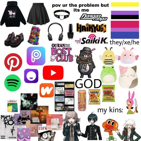 Casual Goth Outfits, Get To Know Me Board, Floofy Hair, Niche Aesthetic, Basic Girl, Mood Clothes, Niche Memes, Shower Skin Care, Me Board