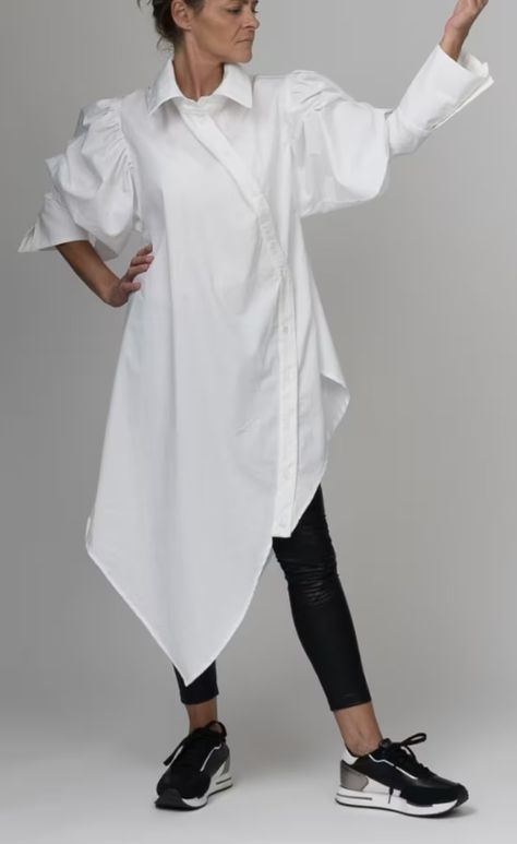 Asymmetric Elegant Long Sleeved Top/buttoned Shirt/designer Women Top/button Down Shirt/women Blouse/modern Top/ Women's White Blouse/ - Etsy UK Muslin Shirt, Button Down Shirt Women, Fashion Reference, Modern Tops, Buttoned Shirt, Women White Blouse, Long Sleeved Top, Women Blouse, White Party