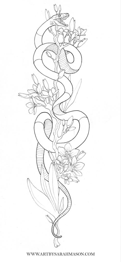 Oleander Tattoo, Poison Flowers, Nerium Oleander, Sketchbook Artist, Artist Tattoo, Snake Art, Thank You Greetings, Black Mamba, Art Sketch