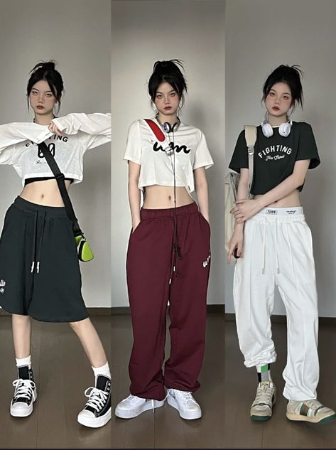 Outfits Character Design, Korean Hip Hop Fashion, Boyish Girl, China Street Fashion, Boyish Outfits, Women Portrait, Photo Cute, Concept Clothing, Korean Casual Outfits