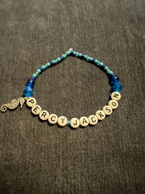 Walker Scobell Bracelet, Percy Jackson Clay Bead Bracelet, Percy Jackson Friendship Bracelet, Tpd Bracelet, Pjo Bracelet Ideas, Percy Jackson Bracelet Ideas, Percy Jackson Bracelet, Percy Jackson Jewelry, Percy Jackson Necklace