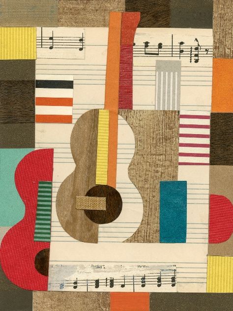 Music Collage, Baby Boy 1st Birthday Party, Music Wall Art, Musical Art, London Art, Cubism, Music Art, Art Museum, Art Works