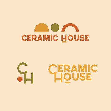 Terracotta Logo Design, Clay Branding Design, Pottery Logo Design Brand Identity, Pottery Business Names, Ceramic Logo Design Brand Identity, Logo Ceramic Design, Ceramic Logo Design Ideas, Pottery Studio Branding, Clay Logo Design