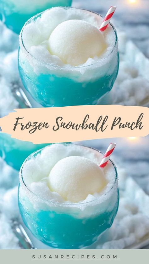 When snowflakes inspire your drink, you know it’s special. 🌨️ Frozen Snowball Punch is a frosty masterpiece that’s as fun to sip as it is to share. 🎉❄️ #SnowflakeSips #HolidayGatherings #PunchTime #WinterChillVibes #FrozenDelight #SnowballJoy #CheersToWinter #FrostyGoodness #TastyTraditions #SipAndSmile Elsa Punch Frozen Party, Winter Wonderland Jello Shots, Snow Ball Punch, Snowball Drink Recipe, Frozen Snowball Punch, Snowball Punch Recipe, Frozen Inspired Cocktails, Winter Party Drinks Nonalcoholic, Frozen Holiday Drinks