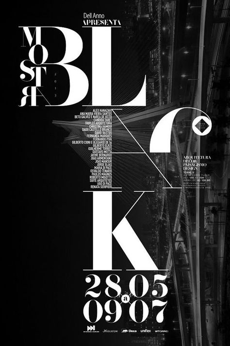 typographic poster bshk 2014 24 30 Stunning Typographic Posters Typographie Logo, Typo Poster, Graphisches Design, 타이포그래피 포스터 디자인, Typography Layout, Typography Poster Design, Typographic Poster, Type Posters, Typography Graphic