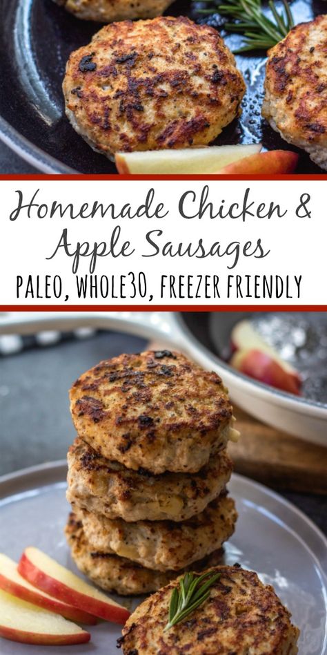 Whole30 Recipe, Whole30 Breakfast Recipes, Meal Prep Easy, Chicken Apple, Apple Breakfast, Chicken Apple Sausage, Paleo Recipes Breakfast, Whole 30 Breakfast, Apple Sausage