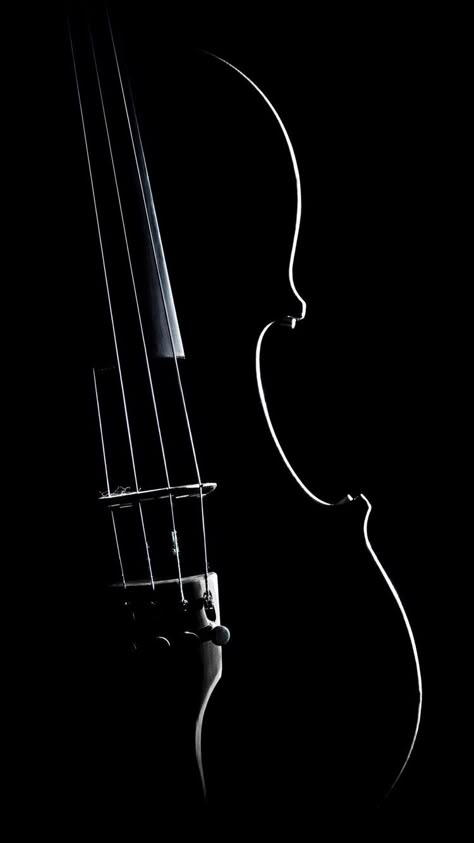 Black Cello, Violin Photography, Musical Instruments Drawing, Violin Player, Guitar Illustration, Harry Potter Art Drawings, Aesthetic Black And White, Violin Art, Black Paper Drawing