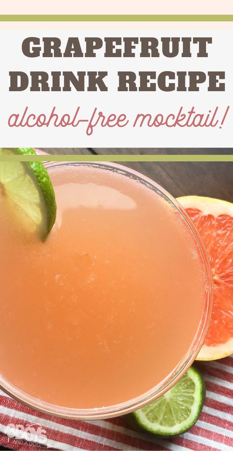 This Pink Grapefruit Martini Recipe is alcohol-free and created so everyone can drink it! If you love mocktail recipes, you won't want to miss this! Mocktails Non Alcoholic Martini, Alcohol Free Pink Drinks, Grapefruit Drinks Alcohol, Love Mocktail, Grapefruit Mocktail Recipe, Martini Mock Tail, Grapefruit Rosemary Mocktail, Grapefruit Martini, Grapefruit Drink