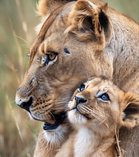 Animals And Their Babies, Big Cat Family, Wild Animals Photography, Lion Family, Amazing Animal Pictures, African Lion, Cat Family, Cute Wild Animals, African Animals