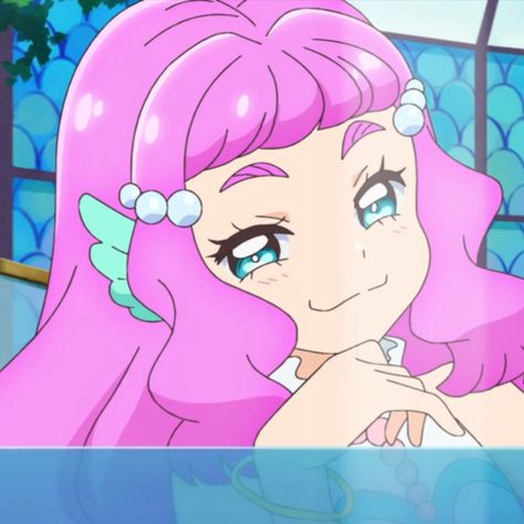 Tropical Rouge Precure, Precure Icons, Sea Witch, Glitter Force, Magical Girl, Anime Character Design, The Little Mermaid, Anime Character, Anime Memes