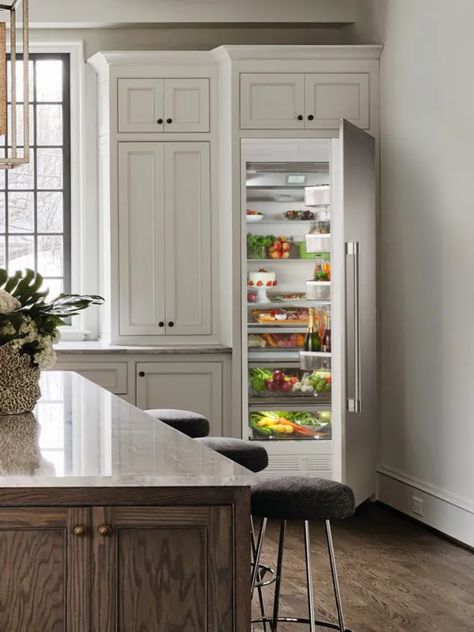 High-end Refrigerator Columns | Thermador Refrigerator Columns, 30 Inch Refrigerator, Thermador Refrigerator, Refrigerator Ideas, Column Refrigerator, North Carolina Homes, Vacation House, New Kitchen, Kitchen Ideas