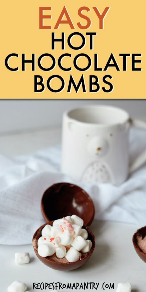 Diy Hot Chocolate Melts, Easy Hot Chocolate, Best Mixed Drinks, Chocolate Store, Edible Christmas Gifts, Diy Hot Chocolate, Bombe Recipe, Christmas Hot Chocolate, Hot Chocolate Mix