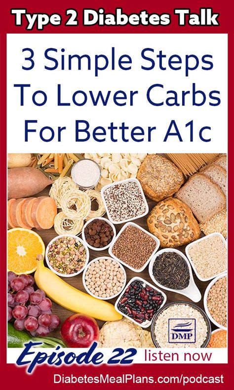 Carbohydrate is the nutrient that has the greatest impact on blood sugar and A1c, we cover why plus 3 simple ways to lower carbs in the latest podcast episode https://diabetesmealplans.com/37740 How To Get A1c Down Fast, Lowering A1c Quickly, Lower A1c Naturally, Lower A1c Quickly, A1c Diet Plan, Foods To Lower A1c, Lowering A1c, Lower A1c, Easy Diet Plan