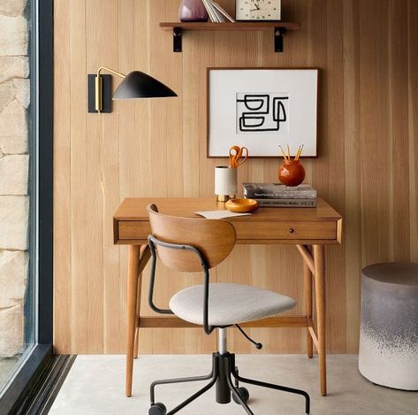 luxury furniture brands Modern Desk Chair Office, Mid Century Mini Desk, Organization Desk, Desk Inspiration, Mid Century Desk, Mini Desk, Chair Office, Stylish Desk, Home Office Furniture Desk