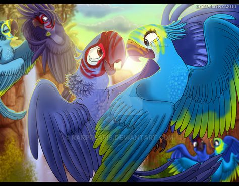 Beautiful Creatures by JW Madrid [�©2014] Rio Movie, Blue Sky Studios, Images Disney, Cartoon Birds, Drawing Process, Bird Drawings, Disney Fan Art, Disney And Dreamworks, Disney Drawings