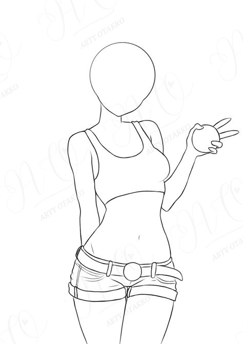 . Female Sketches Poses, Body Stencils Drawing, Female Clothes Drawing Reference, Total Drama Face Base, Art Outlines Templates, Body Base With Clothes, Girl Posing Reference Drawing, Fem Body Base, Body Base Poses Reference Female