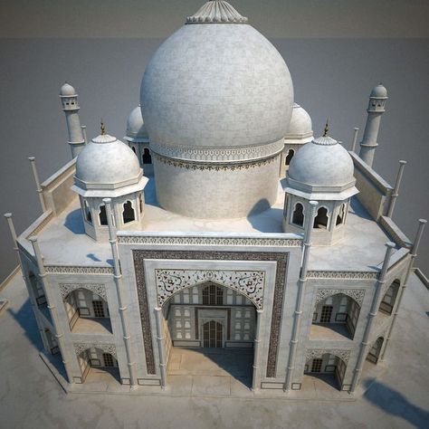 Architecture Cake, Taj Mahal Art, Ganpati Decoration Theme, Taj Mahal India, Dancers Art, Mosque Architecture, Beautiful Mosques, Miniature Diy, Fantasy Art Landscapes