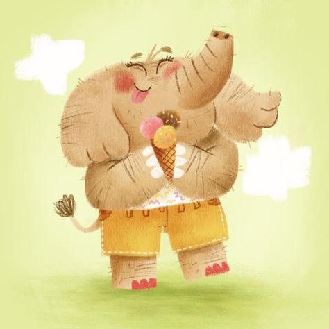 Happy #NationalIceCreamDay - I thought I'd missed out by posting my ice cream illustration Friday, then I realised I had this one I could post. Sybille originally did this over 3 years ago - but i havn't been waiting that long to post mine as i came across it fairly recently. It was fun to do! . How will you be celebrating today? (hopefully, by eating ice cream!) . Swipe to see the sketch and Sybille's original >>> . @schrill_art #whimsicalart #childrensillustration #cutecharacter #smallbus... Cream Illustration, National Icecream Day, Ice Cream Illustration, Eating Ice, Eating Ice Cream, Instagram Ideas, Childrens Illustrations, Whimsical Art, Cute Characters