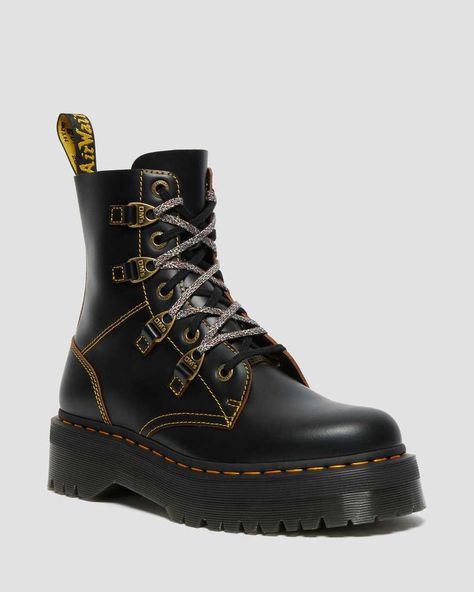 Doctor Martens, Platform Boots Black, Fashion Thoughts, Jadon Boots, Leather Platform Boots, Platform Boots Women, Winter Shopping, Platform Chelsea Boots, Black Platform Boots