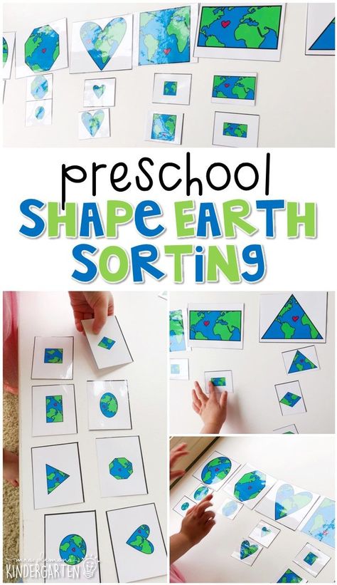 Trash Activities Preschool, Earth Day Art Preschool, Earth Week Preschool, Earth Day Centers, Preschool Earth Day, Earth Day Preschool Activities, Earth Day Theme, Math Activities For Toddlers, Planets Activities