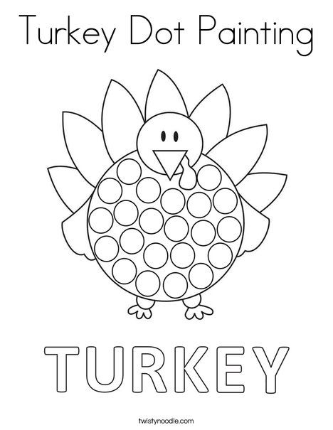 Turkey Dot Painting Coloring Page - Twisty Noodle Dot Turkey Craft, Cotton Ball Painted Turkey, Thanksgiving Themed Activities For Preschool, Thanksgiving Dot To Dot Printables, Pilgrims Arts And Crafts For Toddlers, Fine Motor Skills Crafts Preschool, Turkey Q Tip Painting, Thanksgiving Art For Prek, Thanks Giving Art For Preschoolers