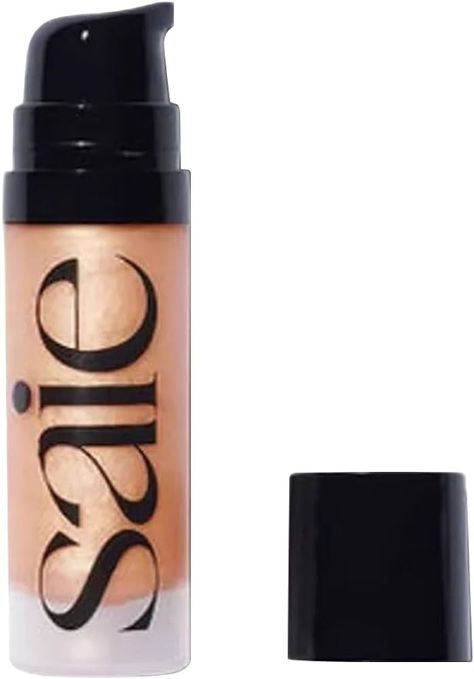 Amazon.com: Saie Glowy Super Gel Lightweight Illuminator - Luminizer for Glowing Skin, Wear Alone or Under Makeup - Sunglow (1 fl oz) : Beauty & Personal Care Saie Glowy Super Gel Sunglow, Saie Sun Glow, Saie Bronzing Drops, Saie Glowy Super Gel, Makeup Collection Goals, Tinted Spf, Skin Care Items, Makeup Eyeliner, Natural Glow