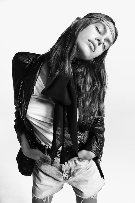 Saint Laurent denim campaign with Kaia Gerber Gray Sorrenti, Jamie Nelson, Cara Taylor, Zara Fall, Beauty Station, Elle Spain, Vogue Brazil, Campaign Fashion, Look Rock