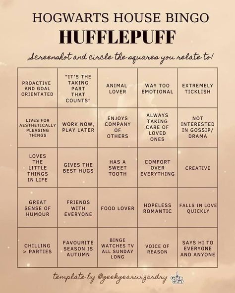 Romantic Humor, Hufflepuff Pride, Bingo Template, Best Hug, Harry Potter Hufflepuff, Hogwarts Crest, Harry Potter Houses, Harry Potter Aesthetic, Hogwarts Houses