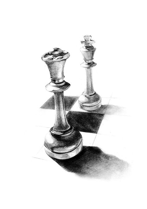 Chess Drawing, Chess Piece Tattoo, Queen Tattoos, Chess Tattoo, Drawing Apple, Chess Queen, Queen Tattoo, Chicano Art Tattoos, Med Tech