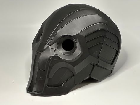 Step into the futuristic world of Mortal Kombat with our custom 3D printed Noob Saibot Cosplay Helmet, perfect for Halloween and sci-fi-themed cosplays. This meticulously crafted mask captures the essence of the iconic character in a striking and futuristic design. - Printed in PLA+ - Printed in Dark Grey or Black -LED glow eyes also available extra - With a soft ruler please measure the circumference of your head to determine your size. (Refer to images) - This item is for personal use only.  - Sci Fi Helmet Design, Futuristic Helmet Design, Mask Sci Fi, Sci Fi Mask, Sci Fi Helmet, Futuristic Mask, 3d Printed Mask, Sci-fi Helmet, Sci Fi Costume