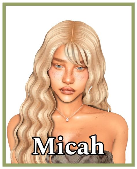 Micah | Patreon Sims 4 Chunky Highlights, Maxis Match Hair Patreon, Sims 4 Hairstyles Patreon, Sims Dump Maxis Match, Sims 4 Bob Hair Cc, Sims People, Sims Folder, Cc Face, Premade Sims